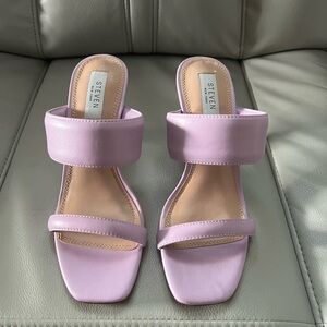 Steven By Steve Madden Light Purple Sandals